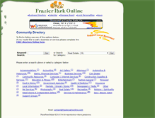 Tablet Screenshot of frazierparkonline.com